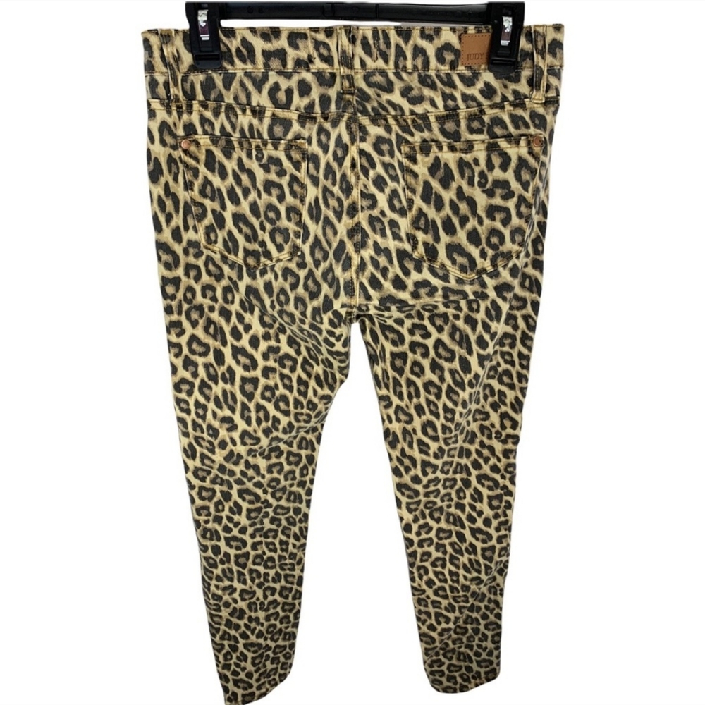 Judy Blue Brown Black Ankle Cropped Jeans